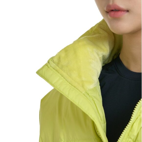 New Women's Under Armour coldgear Infrared Down Puffer Jacket Size M Lime $290 - Picture 3 of 4